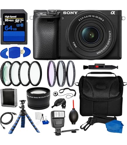 Amazon.com : Sony a6400 Camera with 16-50mm Lens Bundle Including