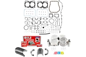 DNJ EK715D Engine Rebuild Kit for 2006-2011 Subaru Forester, Impreza, Legacy 2.5L H4 16V SOHC 2458cc