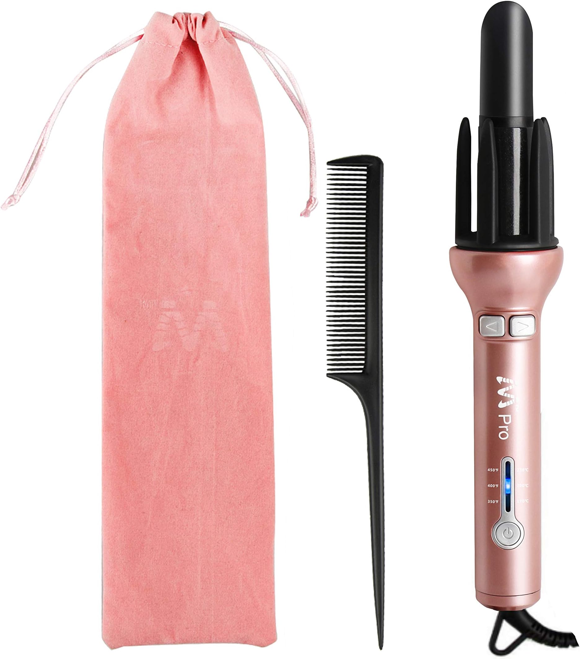 Hair Curly Iron Hair Curling Wands Tourmaline Ceramic Instant Heat Hair Curly Iron Wavy Hair Curler