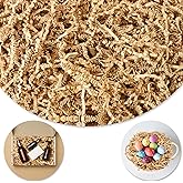 Darfukei Crinkle Paper Filler, 1/2LB(8 oz) Shredded Paper For Gift Baskets, Kraft For Christmas gifts, Crinkle Cut Paper Shred For Birthdays, Weddings,Boxes Bags, Basket Filler, Anniversaries, Gift Wrapping