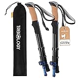 TREKOLOGY Hiking Poles with Real Cork