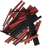 Vktech 150Pcs 2:1 Polyolefin Halogen-Free Heat Shrink Tubing Tube 2-13mm 8 Sizes