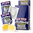Bay View Pickled Eggs, Individually Wrapped, No Artificial Ingredients, Gluten Free, 0g Sugar, 6g Protein, Fresh Grade A Eggs, Boiled and Peeled (12 Count, Salt 'N Vinegar)