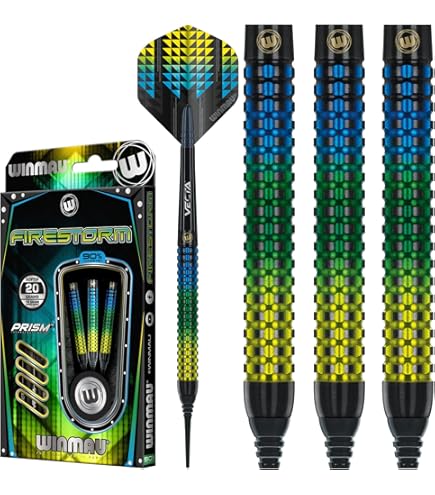 Amazon.com : Winmau Sicario 20g Tungsten Soft Tip Darts Set