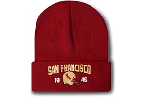 CUSFUK Beanie for Men Women Vintage Embroidered City Hats Apparel Gifts Classic Sport Beanie