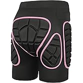 OHMOTOR Padded Shorts Snowboarding Skiing for Women Men, Skating Butt Pad Guard, Impact Crash Pants Shorts Hip Protection