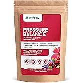 Herbaly Heart Functional Tea - 9 Superherbs - Natural, Organic, Non-GMO, Caffeine-Free, Sugar Free - 1 Pack, 30 Pyramid Tea Bags