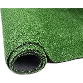 FREADEM Artificial Grass Turf Lawn, 4FTx6FT Indoor Outdoor Garden Patio Landscape Synthetic Grass Mat Party Carpet, Fake Grass with Drainage Holes, Customized Sizes, Soft for Kids and Pets