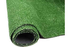 FREADEM Artificial Grass Turf Lawn, 4FTx6FT Indoor Outdoor Garden Patio Landscape Synthetic Grass Mat Party Carpet, Fake Grass with Drainage Holes, Customized Sizes, Soft for Kids and Pets