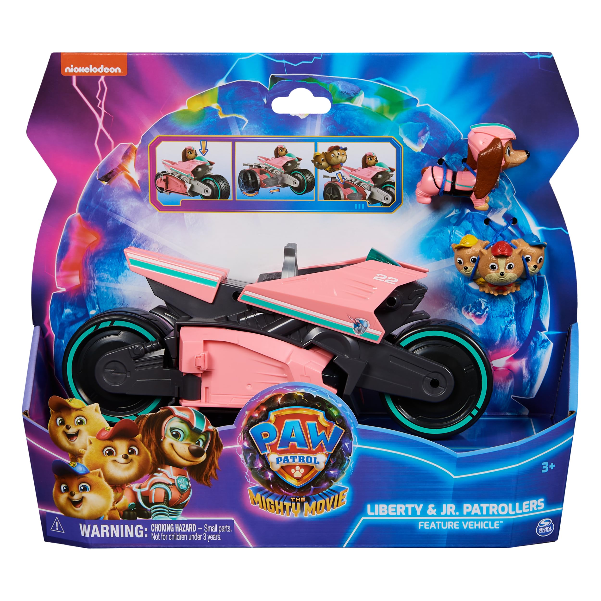 Photo 1 of Paw Patrol Mighty Movie Liberty & Poms Vehicles (5767862)