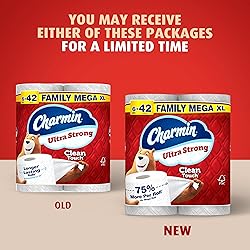 Charmin Ultra Strong Clean Touch Toilet Paper, 18