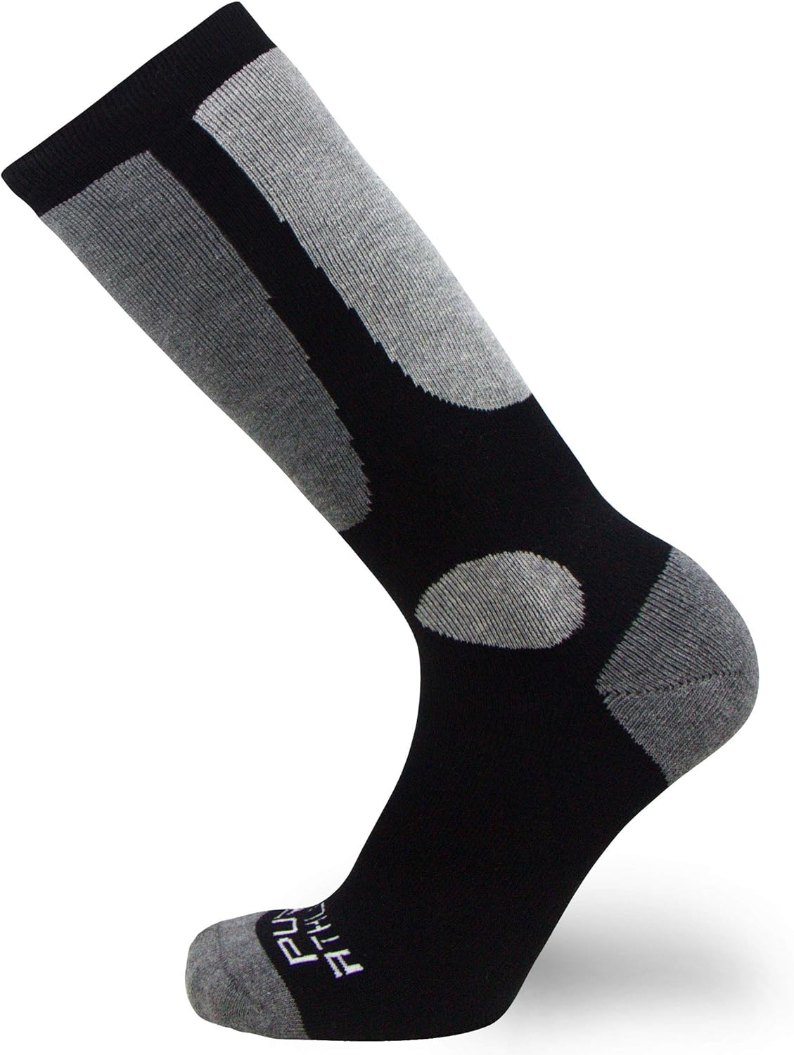 Kids Value Ski Socks for Boys, Girls – Snowboarding, Winter, Cold Weather (3 Pairs - Black, XS/S): Clothing