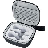 SoleKing Portabe Wireless Microphone Case Lav Mic Bag Audio Gear Travel Case for PQRQP 3 in 1 Wireless Lavalier Microphones Lapel Mics Plug-Play Clip on Lapel Mic wireless lavalier microphone systems