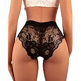 Hibluco Sexy Underwear for Women Lace Cheeky Panties Breathable Bikini for Ladies