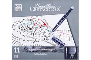 CRETACOLOR Calligraphy Writing 11-Piece Set,Multi,15-43-123