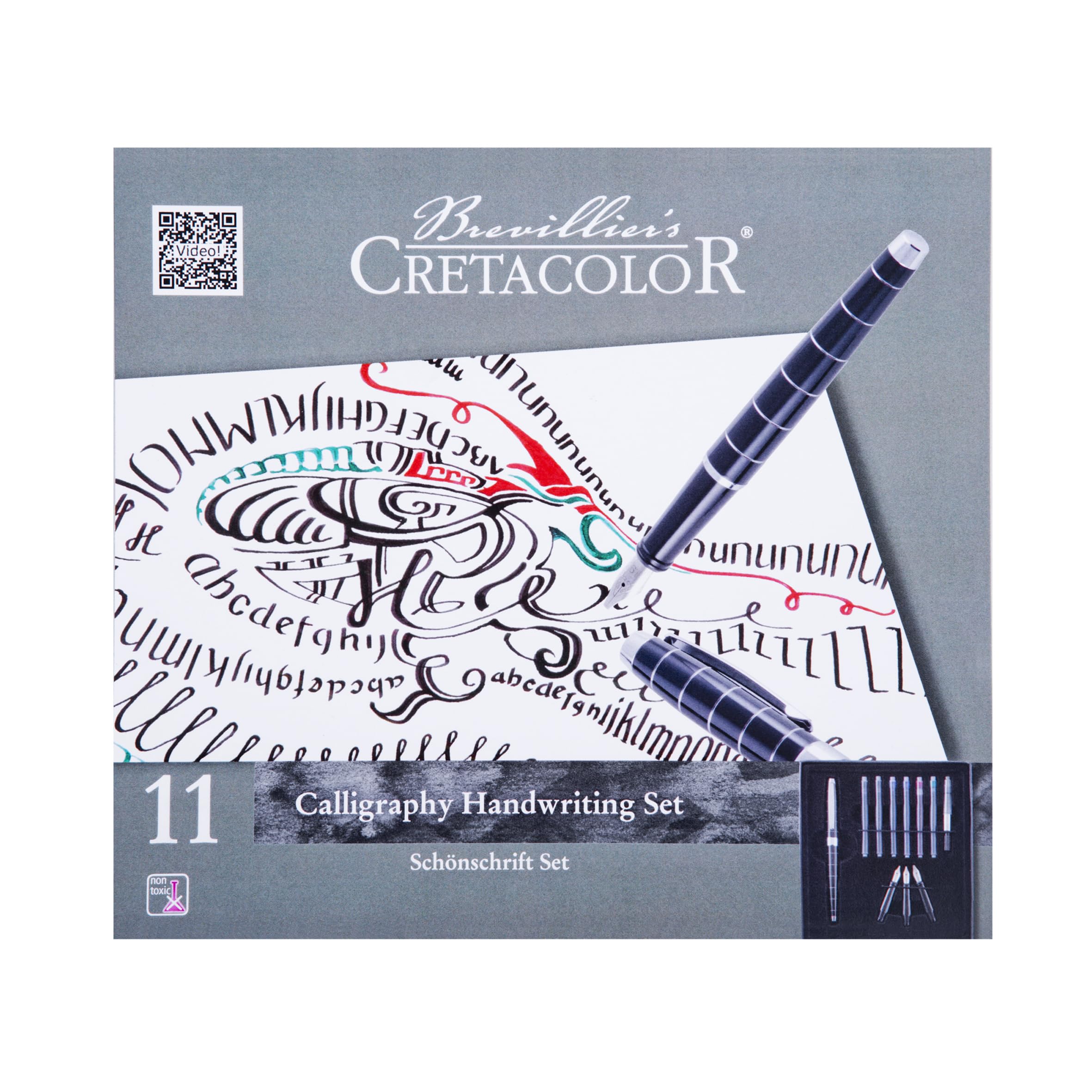 Cretacolor Calligraphy Set 11 Pieces Lettering Calligraphy & Hand Lettering Starter Set