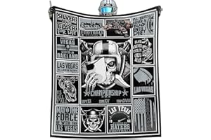 MAUPIVAE Football Throw Blanket Super Cozy Blanket Flannel Comfortable Sports Blankets for Gifts Bed Sofa Couch Living Room 62" x 52"