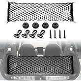 Amiss Cargo Net Stretchable, Car Exterior Accessories, Adjustable Elastic Trunk Storage Net with Hook for SUVs, Cars and Trucks (35.4x15.8 Inch)