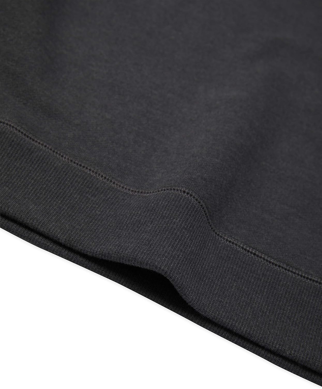 G.H. Bass & Co. Men's Big and Tall Mountain Fleece Long Sleeve Sueded Fleece Crewneck: Clothing