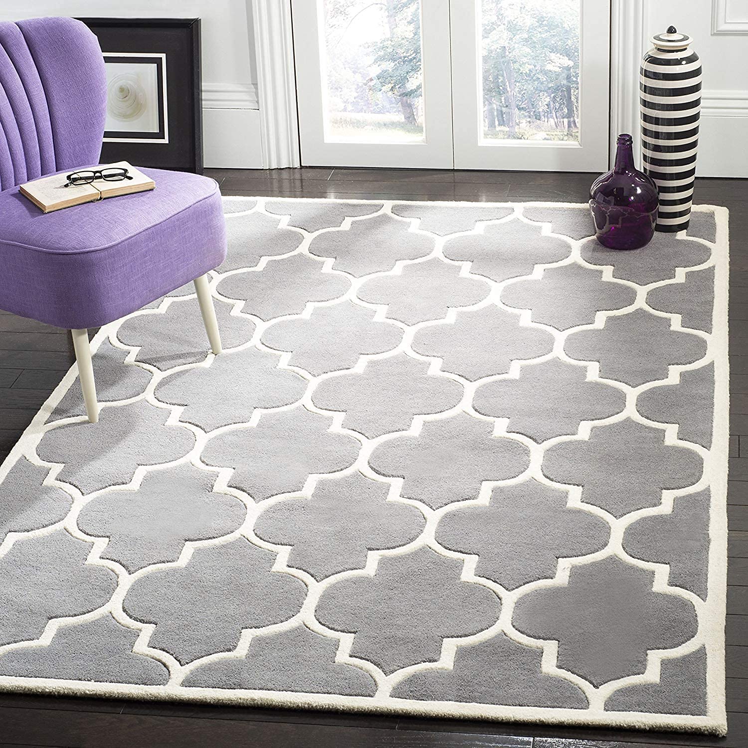 Buy Flora Rugs Wool Blend Carpet Handmade Tufted Carpet for Living Room