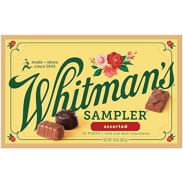 WHITMAN’S SAMPLER MOTHER’S DAY ASSORTED CHOCOLATES, 10 OUNCE (22 PIECES)