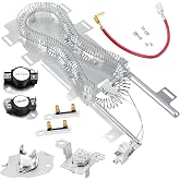 WP8544771 8544771 Dryer Heating Element fit for Maytag-bravos XL Dryer,fit for Whirlpool Duet&amp;Kenmore Elite HE4/HE5 Electric Dryer Heating Element Kit with 3392519 279973 279816 by prime&amp;swift