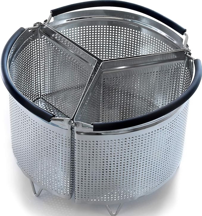 Hatrigo Instant Pot Accessories 8 qt Steamer Basket [3qt 6qt available