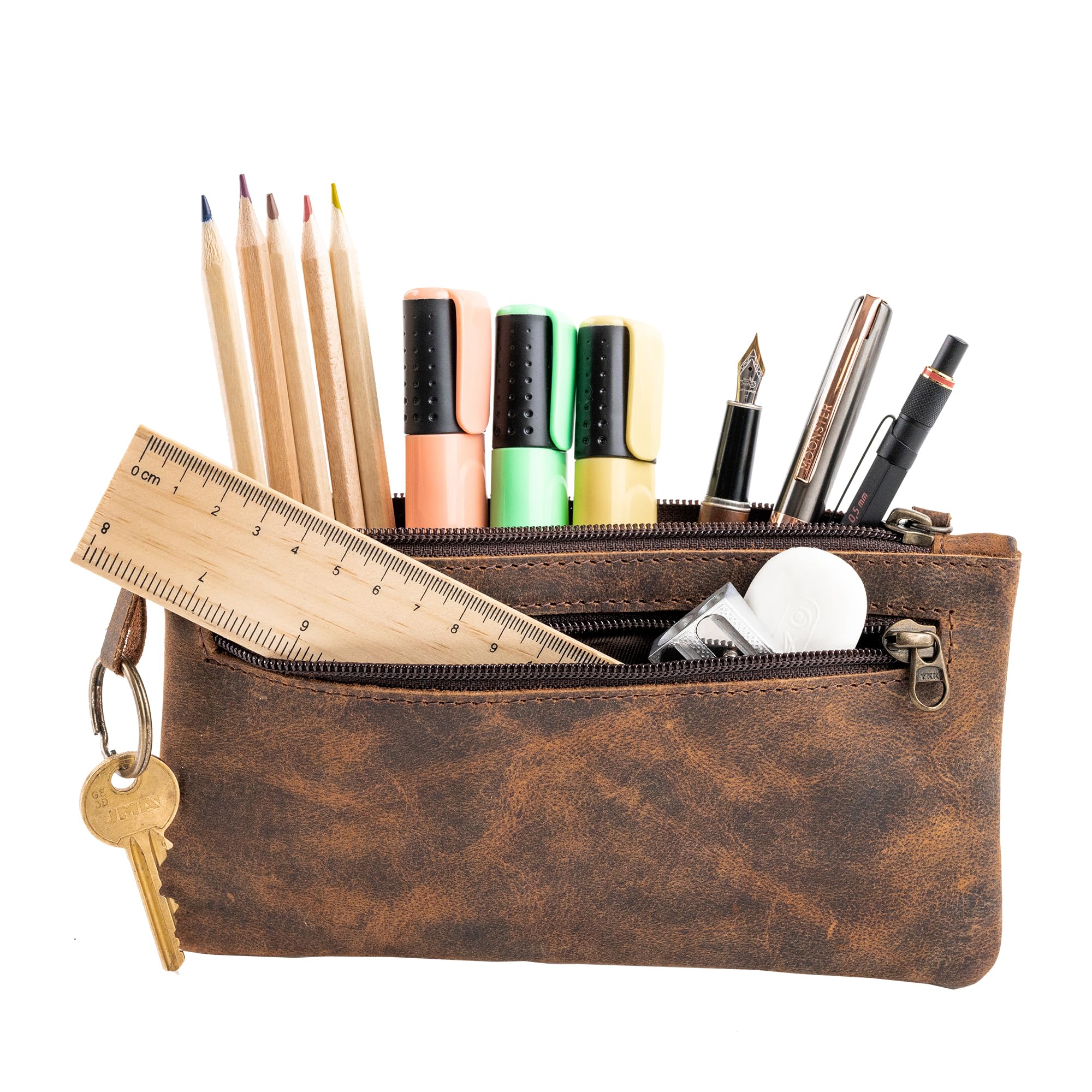 Moonster Leather Pencil Case Pouch 8