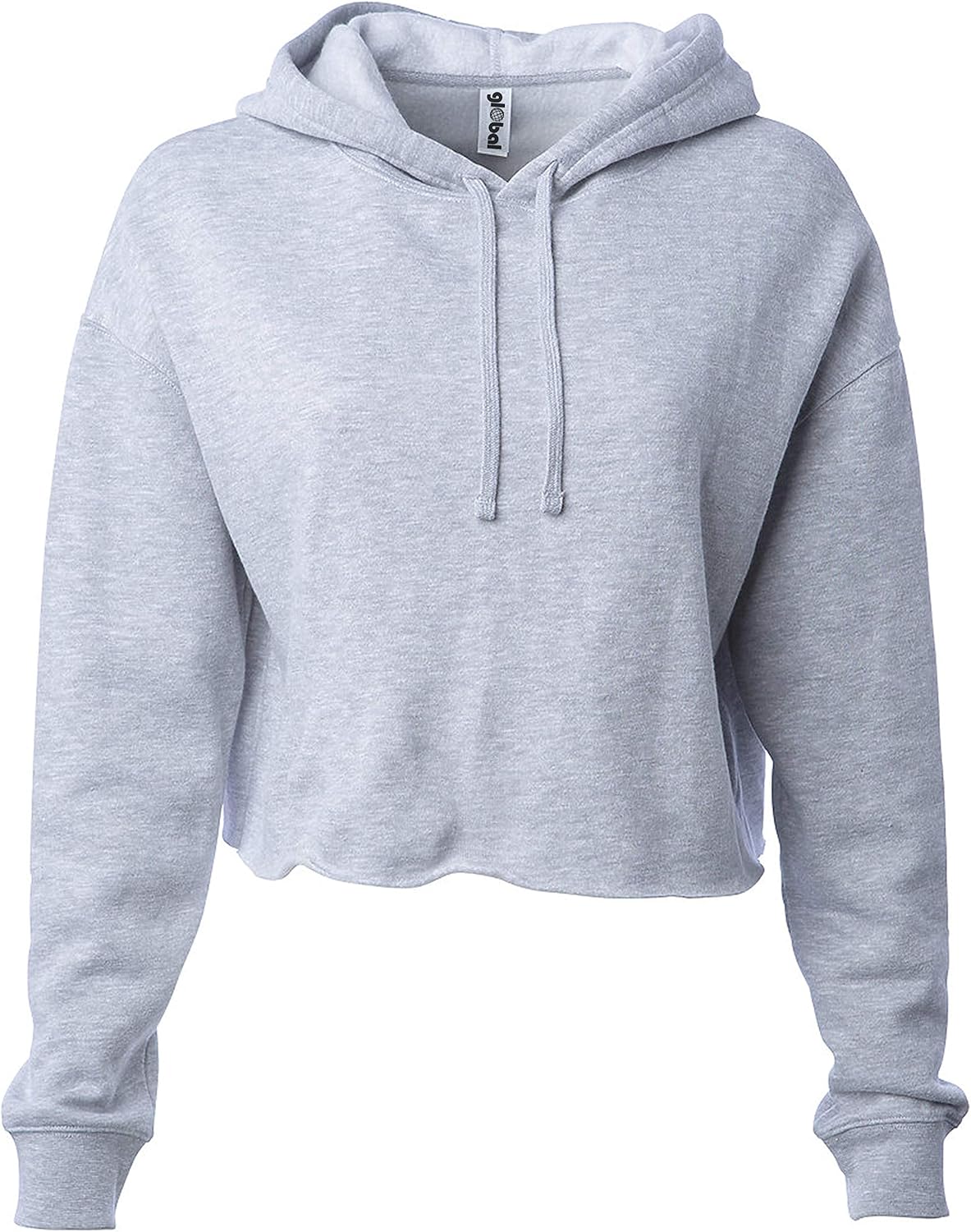 blank cropped hoodie
