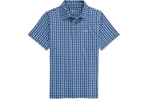 Vineyard Vines Boys Boys' Printed Sankaty Performance Polo