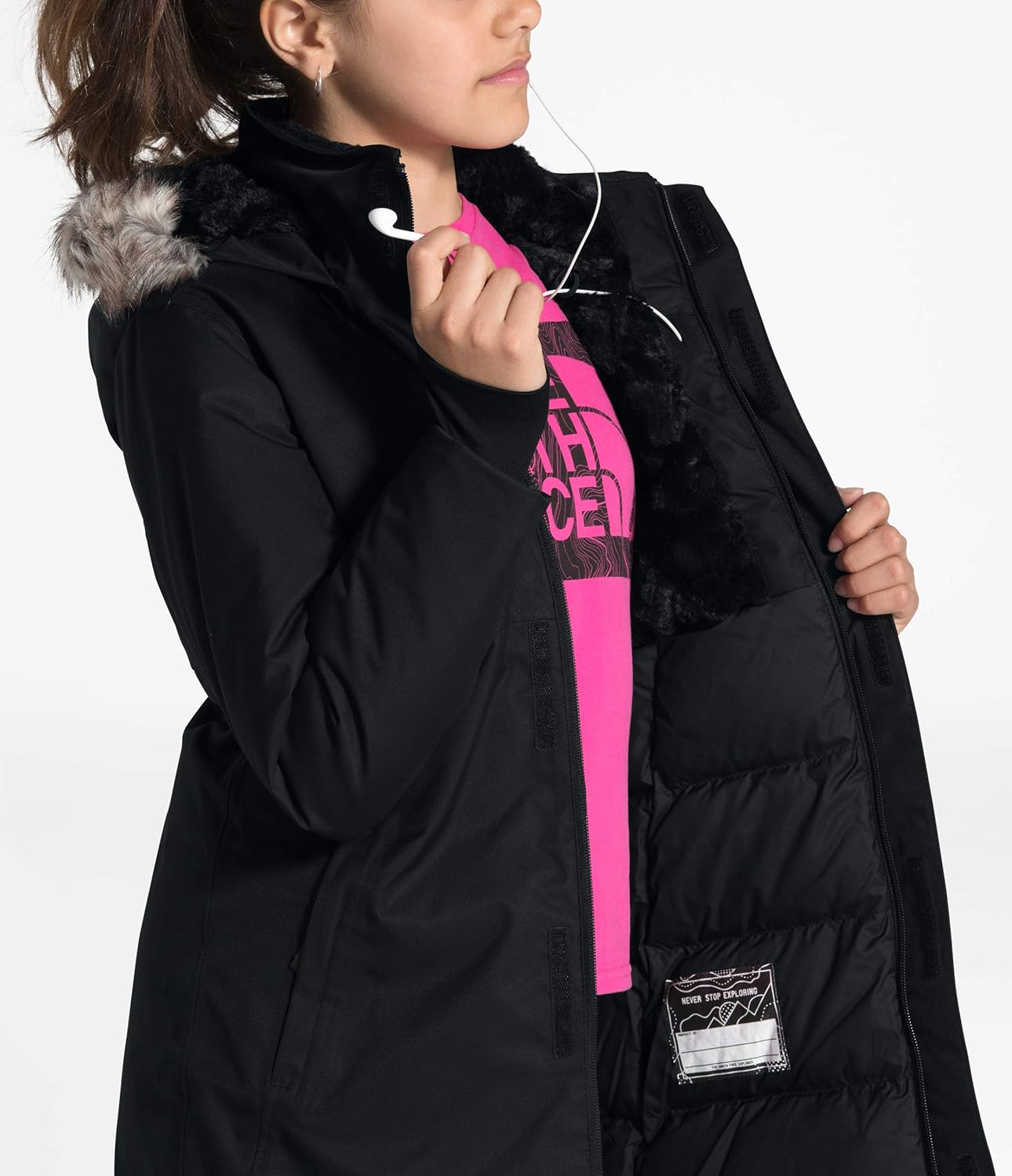 arctic swirl north face