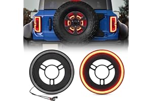 BORDAN Plug & Play Spare Tire Brake Light for Bronco, 3rd Brake Light LED Third Brake Light Compatible with Bronco 2021 2022 2023 2024 2/4 door, Not for Bronco Sport/Raptor