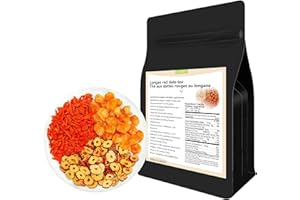 Red dates, goji berries bag 10.58 ounces, Red date longan goji berry tea, Longan Jujube Wolfberry Fruit Tea