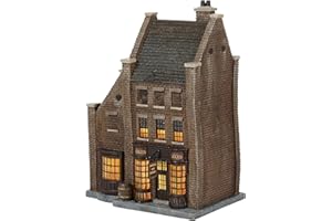 Department 56 Harry Potter Village Borgin and Burkes Lit Building, 8.74 Inch, Multicolor