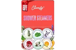 Cleverfy Shower Steamers Aromatherapy – Stocking Stuffers for Teen Girls, Women and Wife – Christmas Gifts for Teens and Women – White Elephant Gifts for Adults – 6 Tablets