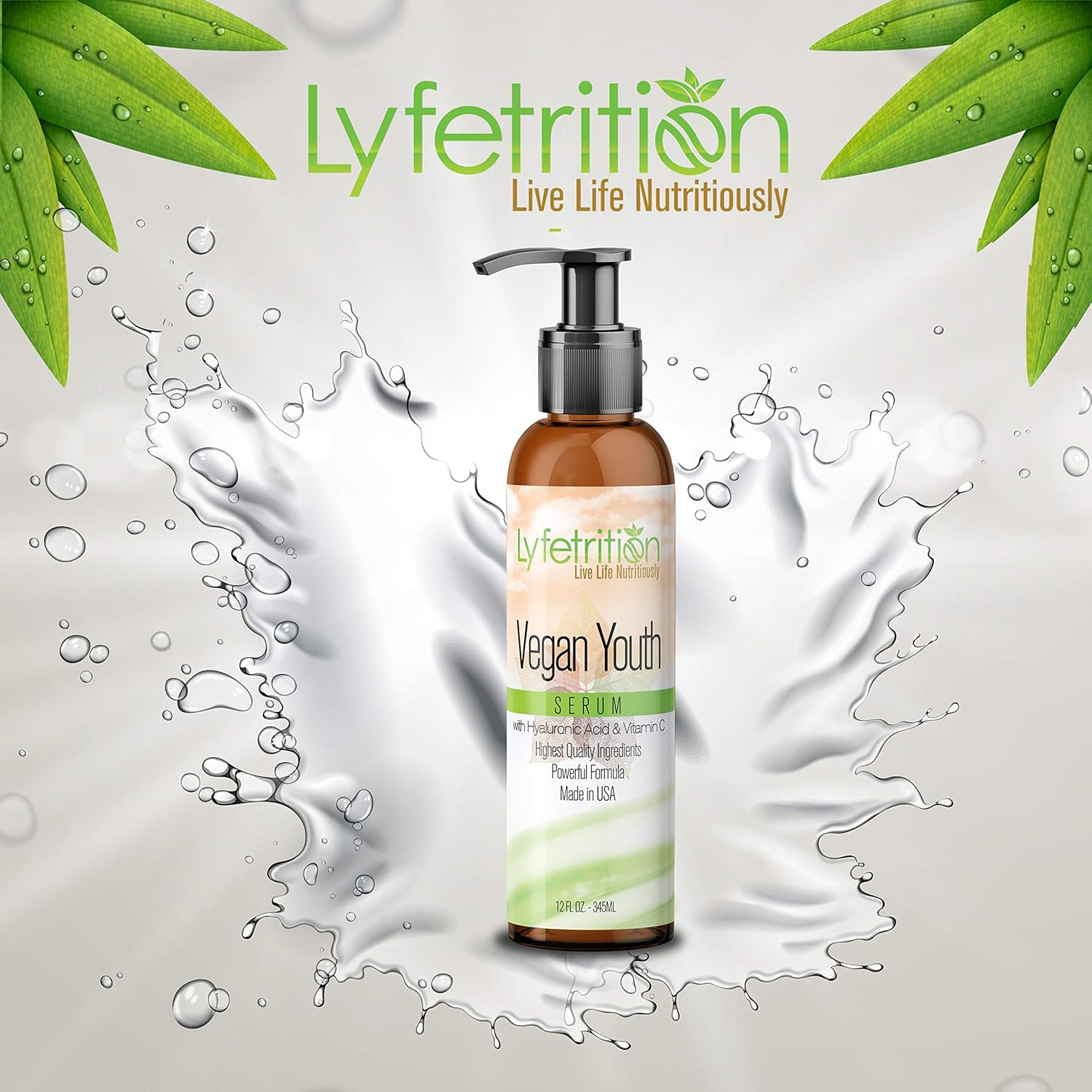  Lyfetrition Vegan Youth 12 Fl Oz Large Bottle
