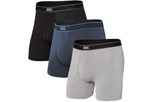 SAXX Underwear Co. - Men's Daytripper Boxer Brief Fly 3Pk With Built-In Pouch Support - Underwear For Men