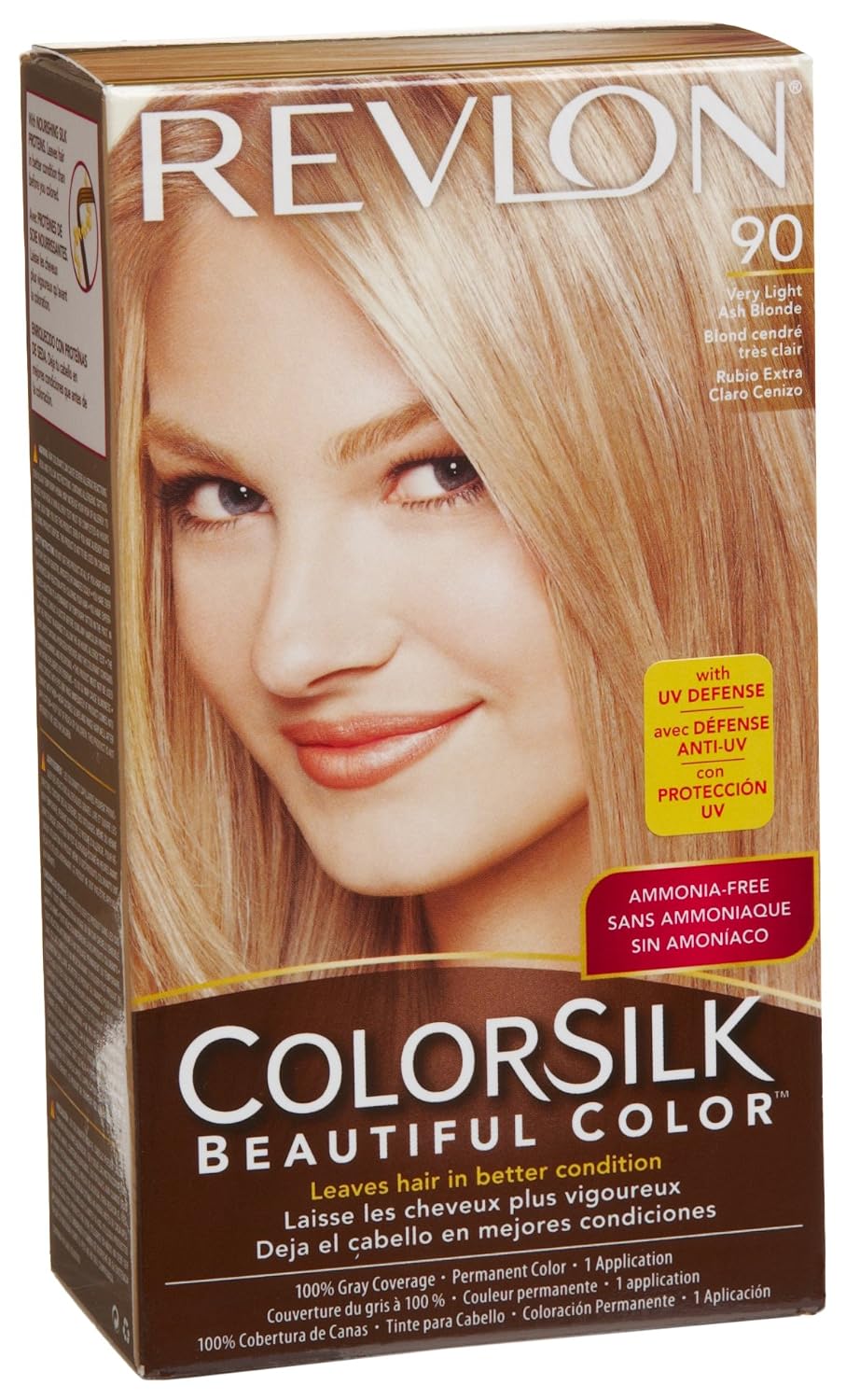 Amazoncom Revlon Colorsilk Haircolor Very Light Ash