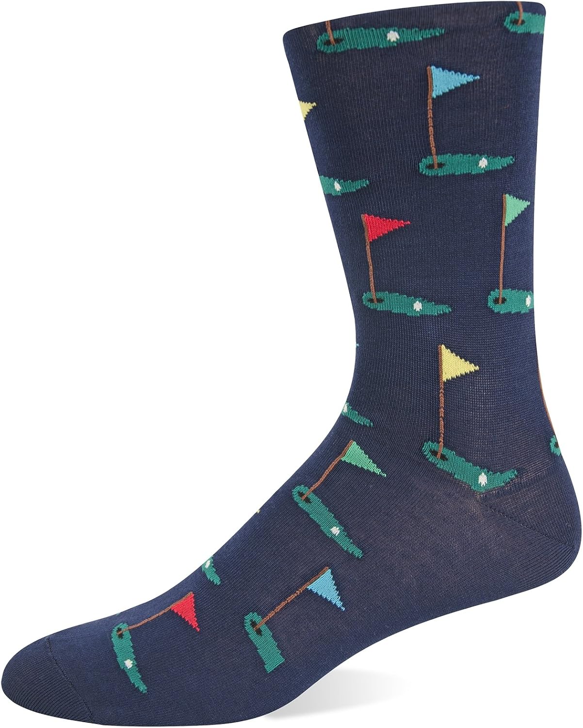 Hot Sox Men's Novelty Sporting Crew Socks Clothing