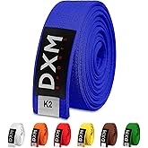 DXM SPORTS Martial Arts Belt for Karate, Aikido, Judo and Taekwondo - Durable Cotton Double Stitched for Kids and Adults