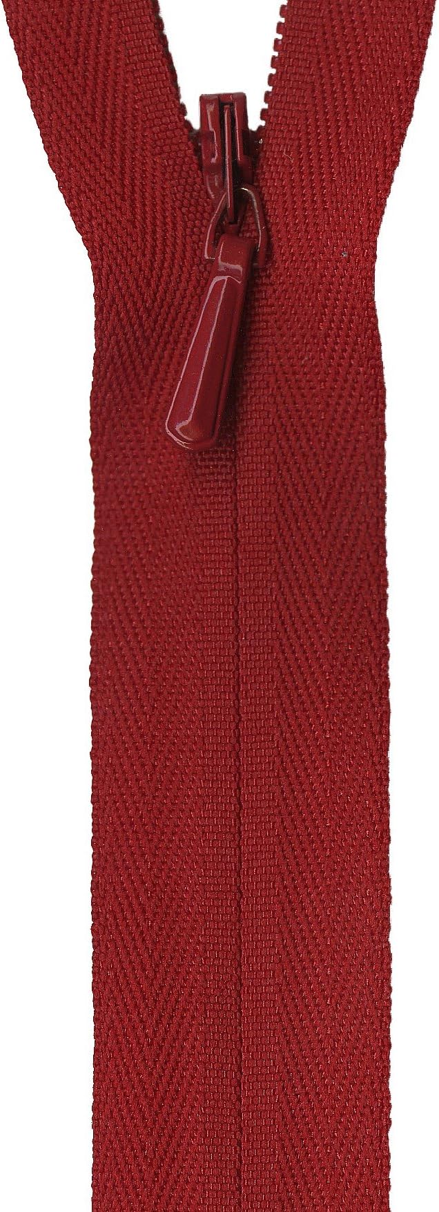 American & Efird YKK YKK Unique Invisible Zipper 22", Red