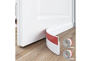 SYIPO 2 Pack Under Door Draft Stopper, 39" Premium Door Sweep Seal Strip Door Weather Stripping, Save Energy & Easy Instal Sound Proof Bottom Seal - Ideal for Keeping Out Cold/Hot Air & Noise