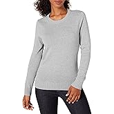 Amazon Essentials Womens 100% Cotton Crewneck Sweater (Available in Plus Size)