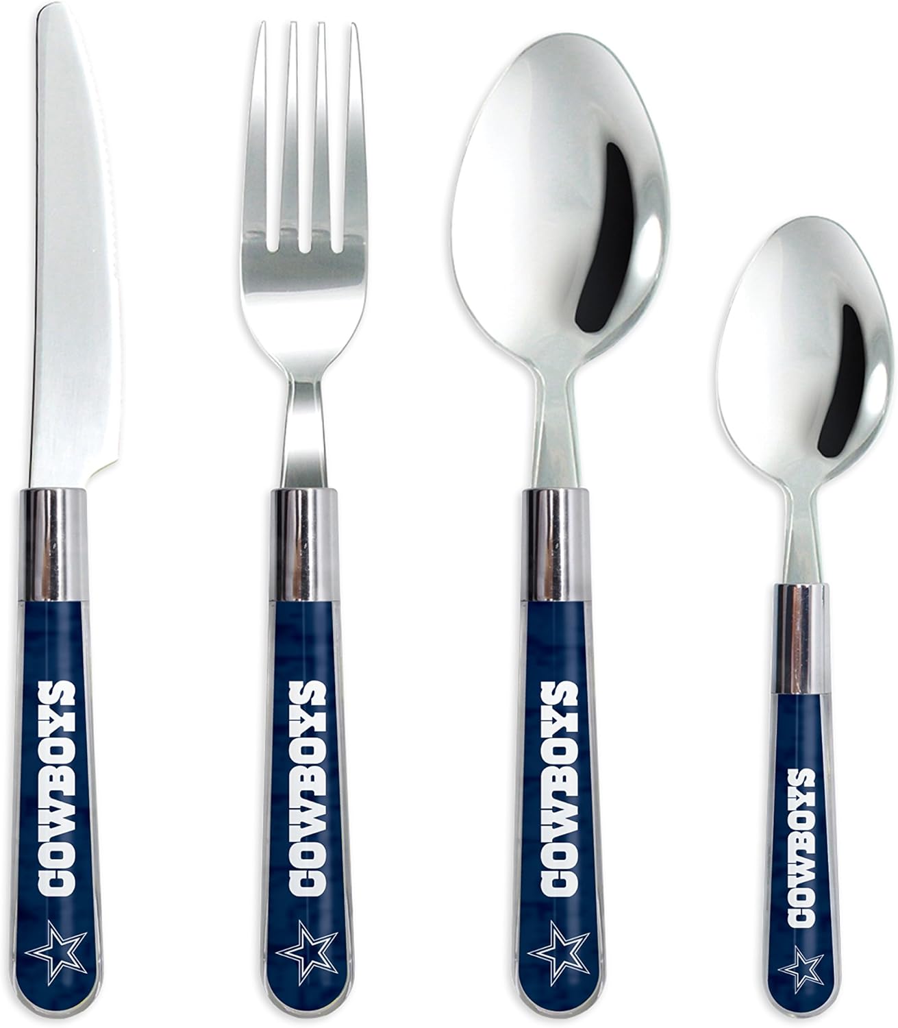 Sports Vault NFL Dallas Cowboys 16Piece Flatware Set Amazon.co.uk