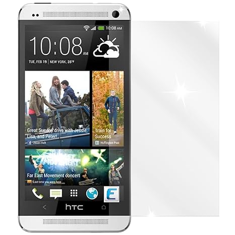 dipos I 2X Schutzfolie klar passend für HTC One Max Folie Displayschutzfolie