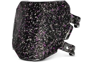 Funparts Electric Bike Number Plate Carbon Fiber E Bike Front Plate Compatible Fit for Ridstar Q20 Super 73 S S1 S2 Z Miami ZX R RX SE Adventure C1X Macfox X1S X1S X X2 Purple