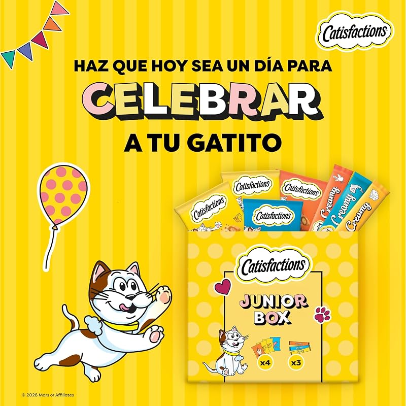 Snacks Junior Box para Gato com Queijo, Frango e Salmão 150 g