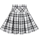 Sunny Fashion Girls Skirt Back School Uniform Red Tartan Skirt Size 4-14