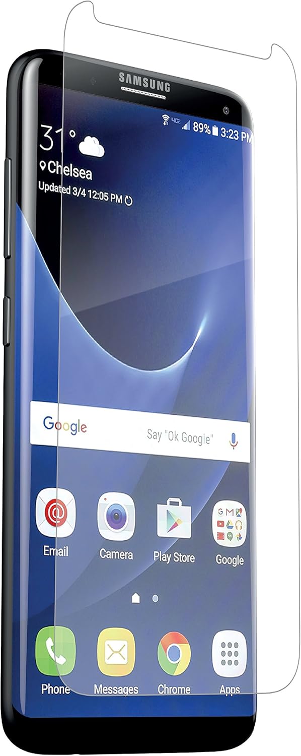 ZAGG InvisibleSHIELD HD Dry Screen Protector for Samsung Galaxy S8, transparent