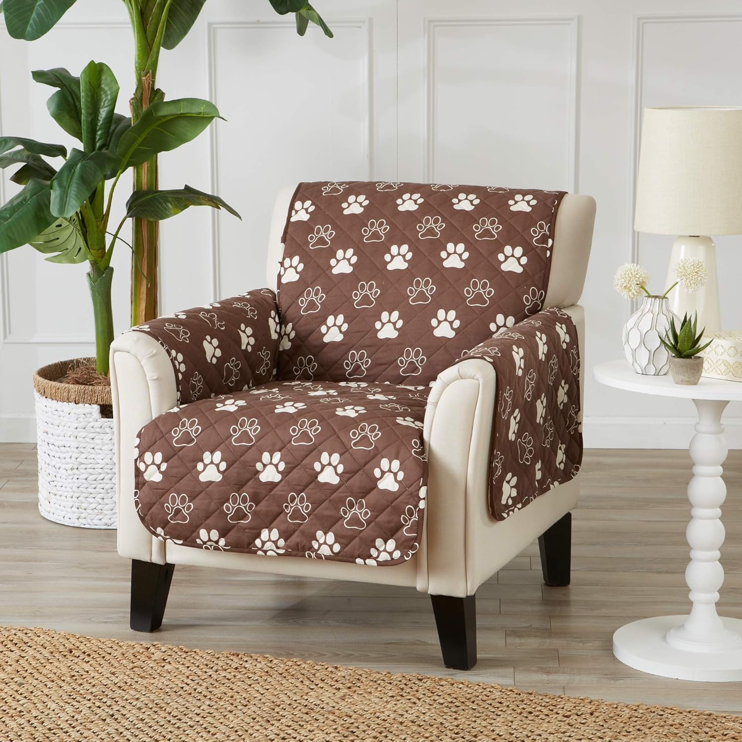 Home Fashion Designs Reversible Chair Protector. Furniture